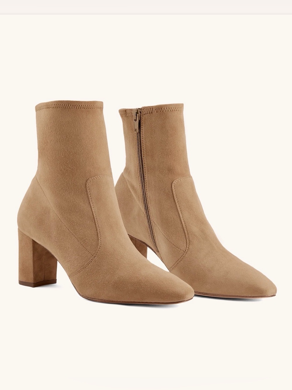 Inez Paz 70 Stretch boots in Ginger Suede in size 7.5 Wide